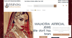 Desktop Screenshot of malhotrajewellery.com